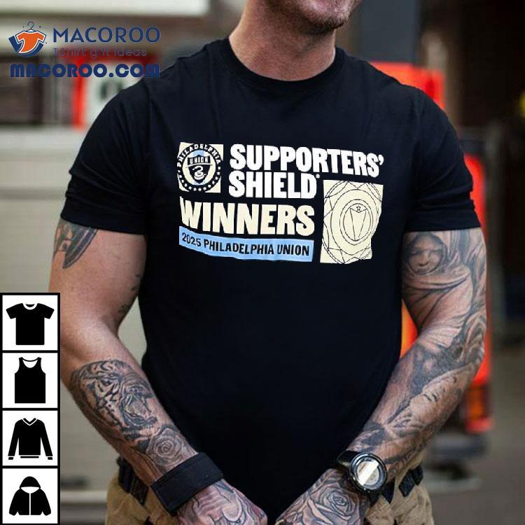 Philadelphia Union's Victory In The 2025 Supporters' Shield Logo Shirt
