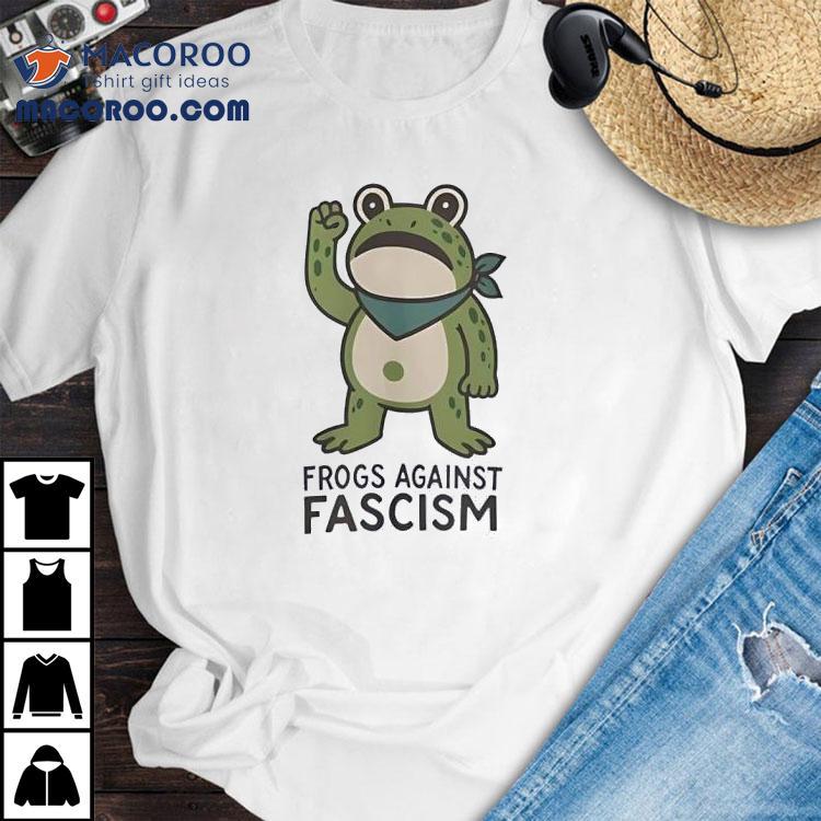 Portland Frog Against Fascism Shirt