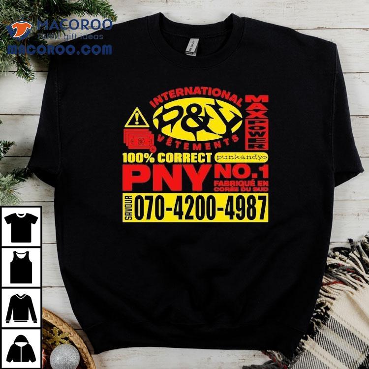 Punkandyo International Vetements Max Power Shirt