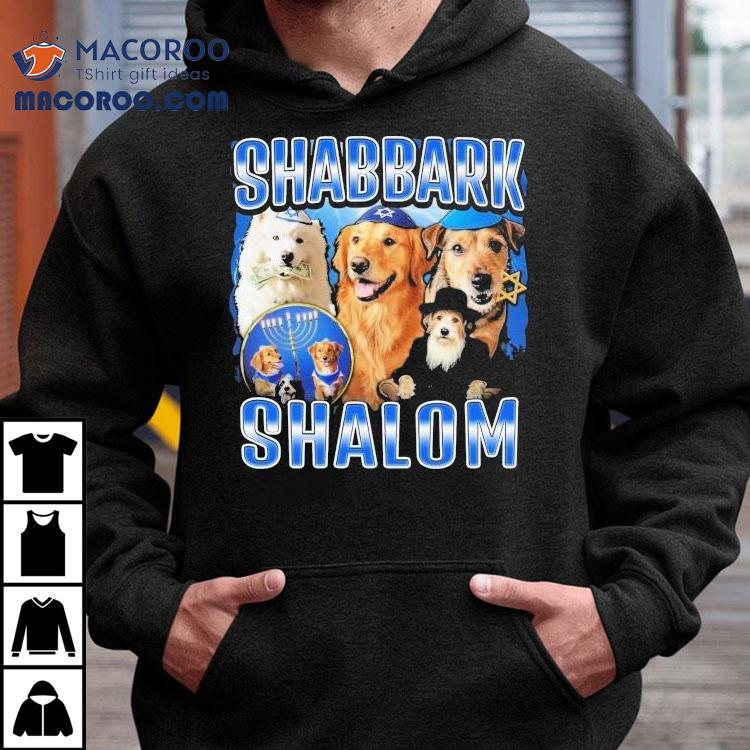 Shabbark Shalom Star Of David Israel Dog Shirt