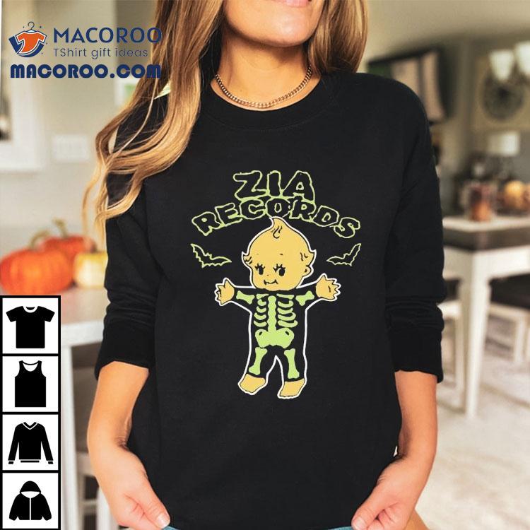 Skeleton Zia Records Halloween 2025 Shirt