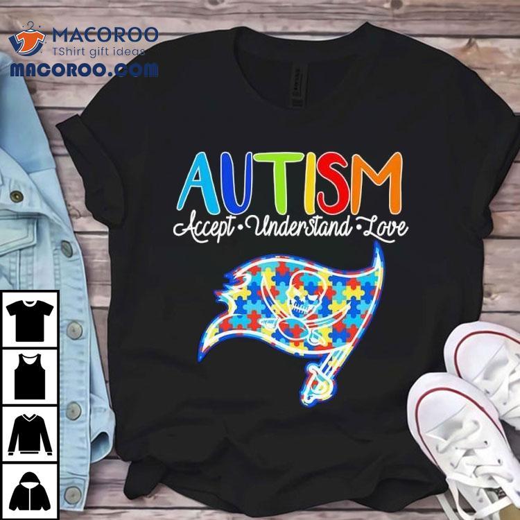 Tampa Bay Buccaneers Autism Accept Understand Love Shirt
