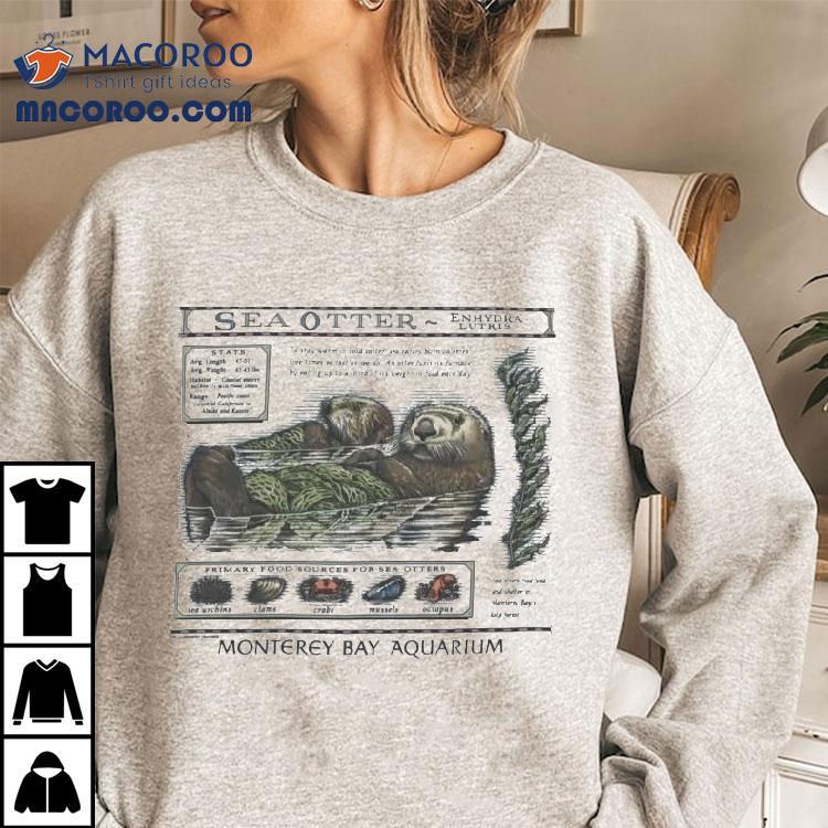 Taylor Sea O Tter Emhydra Lutris Monterey Bay Aquarium Otter Shirt