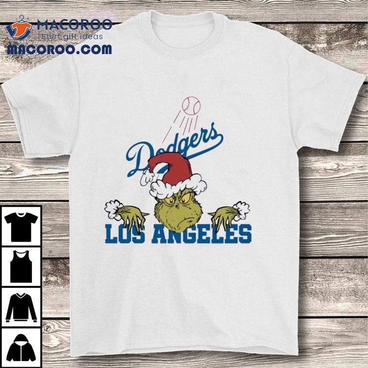 The Grinch Vs Los Angeles Dodgers Christmas Mlb Baseball 2025 Shirt