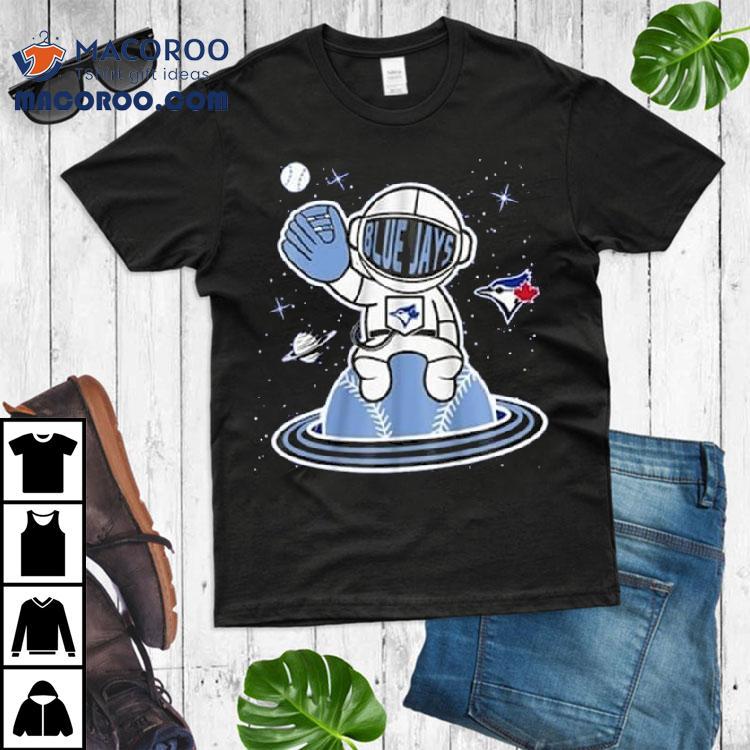 Toronto Blue Jays Boys Blue Space Ball Shirt