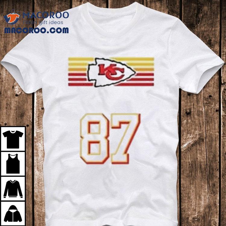 Travis Kelce Pregame 87 Kansas City Chiefs Logo Shirt