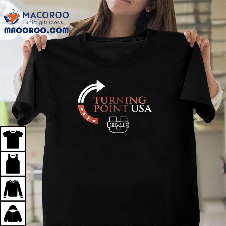 Utah State Aggie X Charlie Kirk Turning Point Usa Shirt