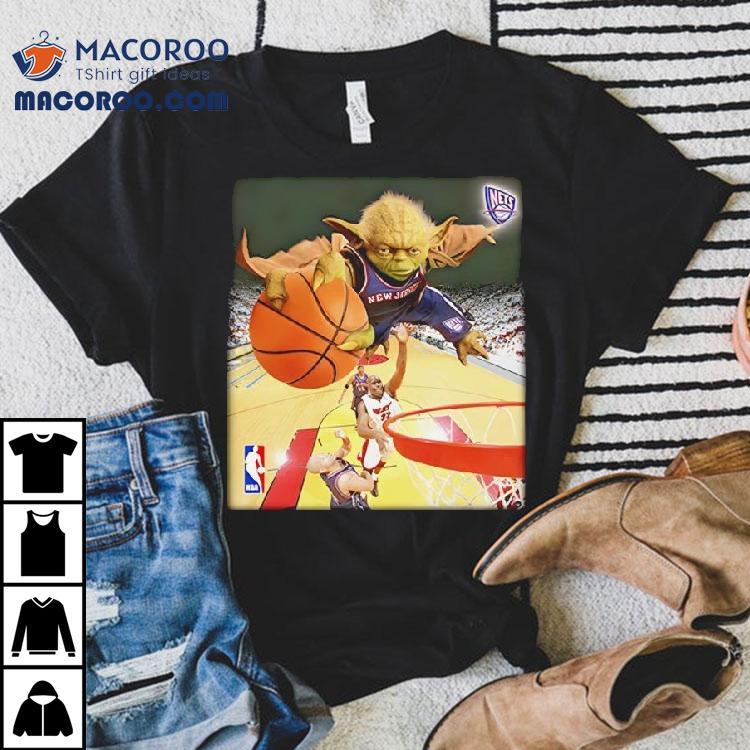 Yoda Slam Dunk Ballin Brooklyn Nets Nba Shirt