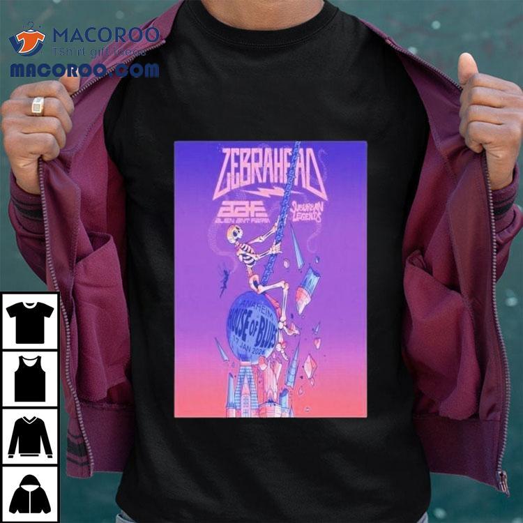 Zebrahead Jan 17 2026 House Of Blues Anaheim, Anaheim, Ca Shirt