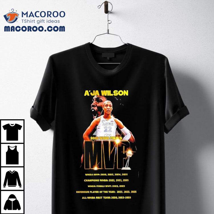 A'ja Wilson Las Vegas Aces 2025 Wnba Finals Mvp Shirt