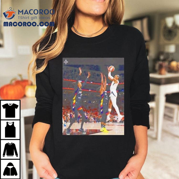 A’ja Wilson Las Vegas Aces Wnba Hang It In The Louvre Shirt