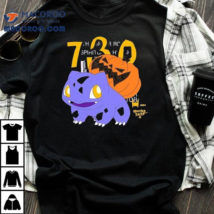 Asspizza Fushigidane Revived Pokemon 730 Halloween Shirt