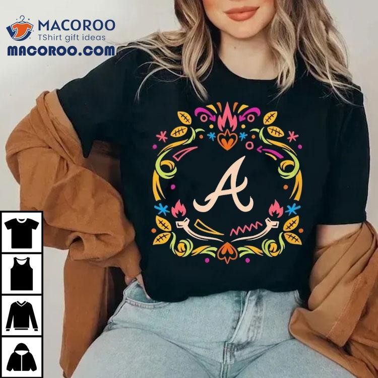 Atlanta Braves Da De Los Muertos Shirt