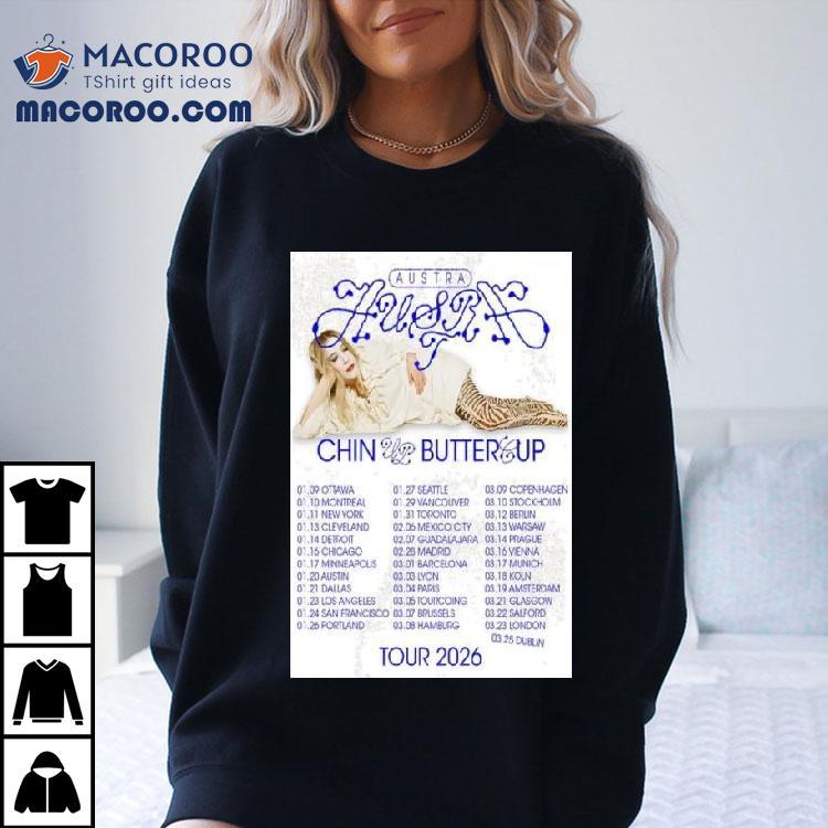 Austra Chin Up Buttercup Tour 2026 Shirt