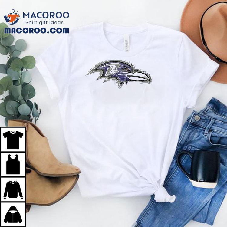 Baltimore Ravens Sunny Strong Hand Draw Logo Shirt