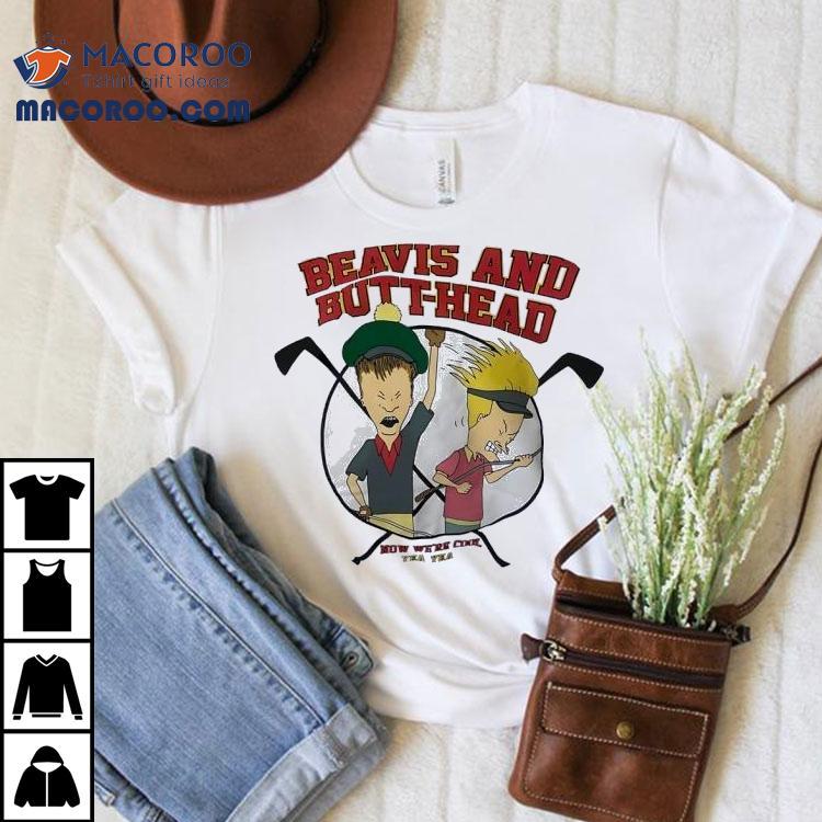Beavis And Butt-head Now We're Cool Yea Yea Hockey Shirt