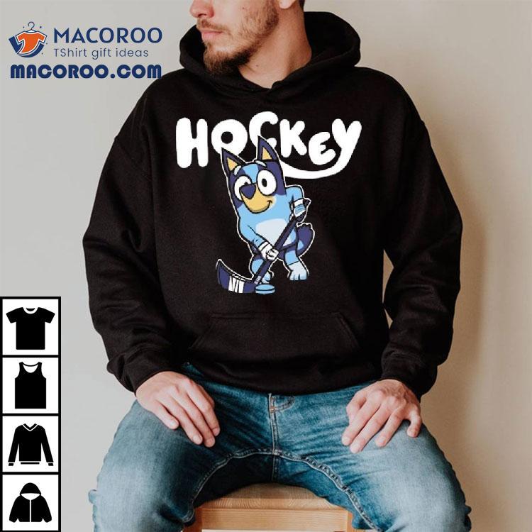 Bring Hockey Back Bluey Dog Hockey Shirt
