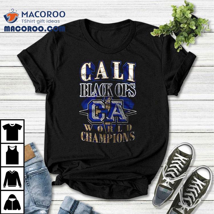 Cali Black Ops World Champions Logo Shirt