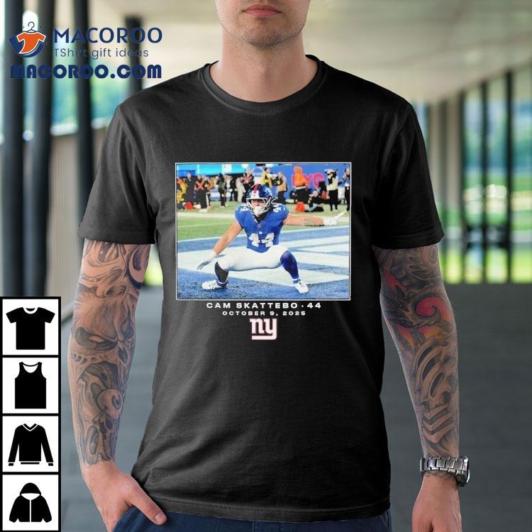 Cam Skattebo October 9 2025 New York Giants Nfl Flash Features Week 6 Shirt