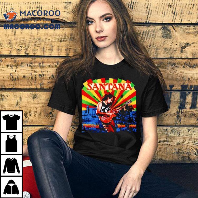 Carlos Santana 1987 Freedom Band Shirt