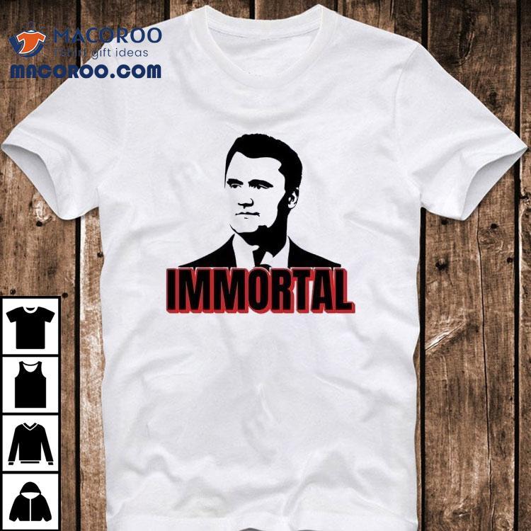 Charlie Kirk Immortal Portrait Shirt