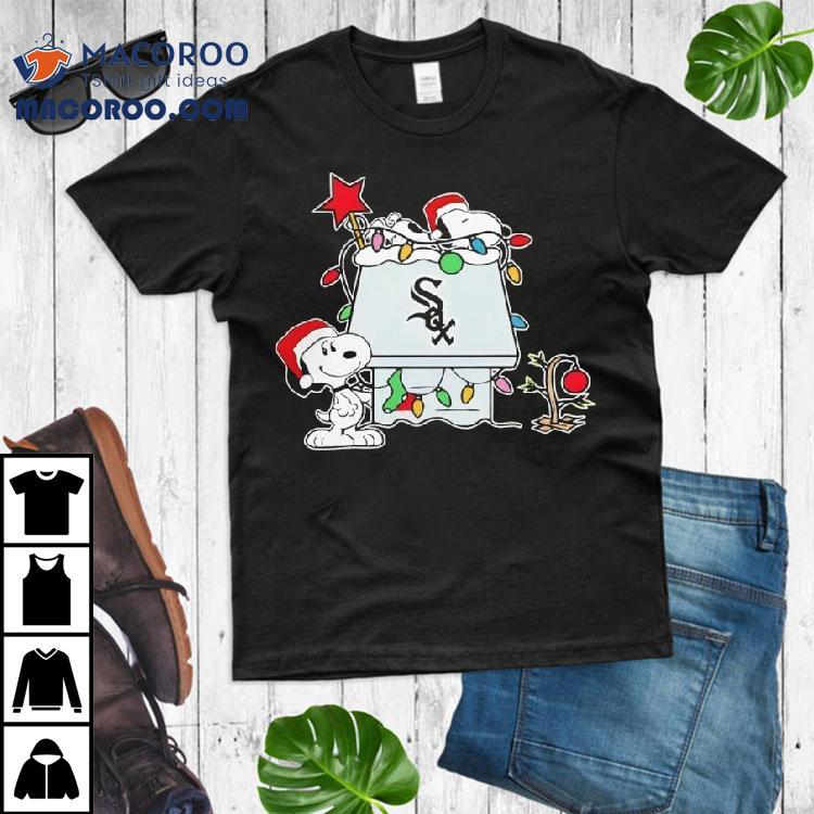 Chicago White Sox Christmas Snoopy Doghouse Shirt