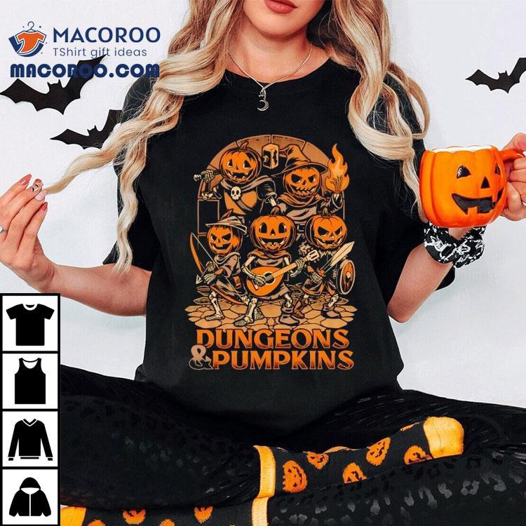 Dungeons And Pumpkins Halloween Shirt