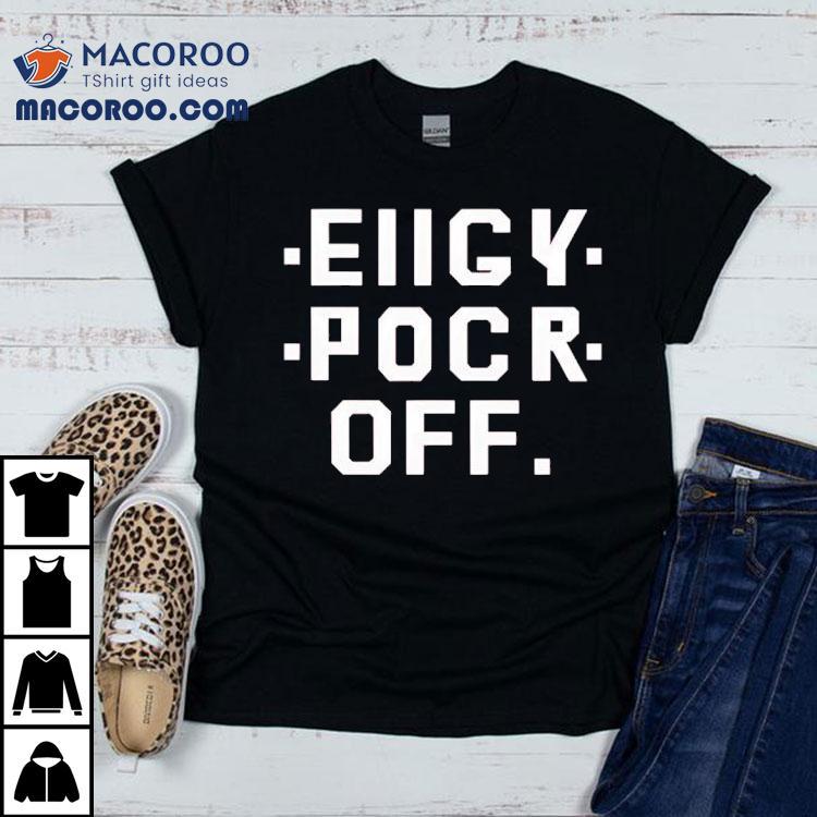 Fold Up Hidden Message Fck Off Shirt