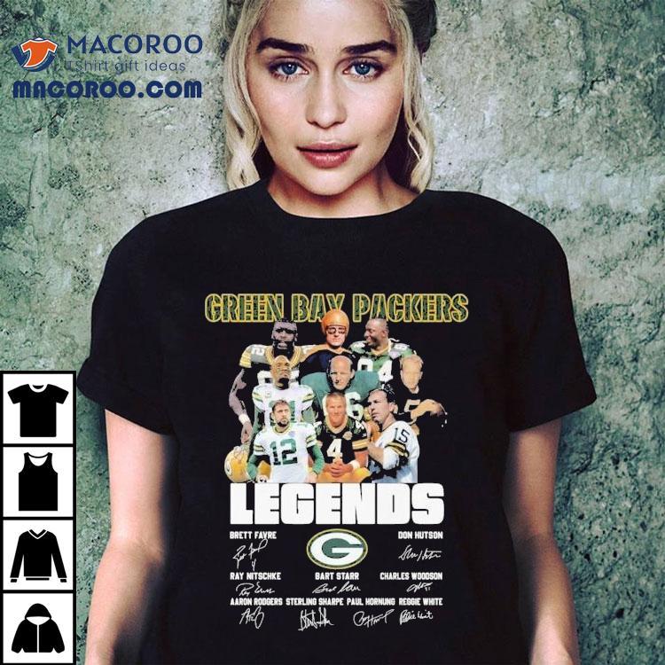 Green Bay Packers Legends Signatures Shirt