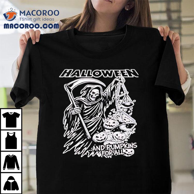 Halloween And Pumpkin For All Dead Skeleton Shirt