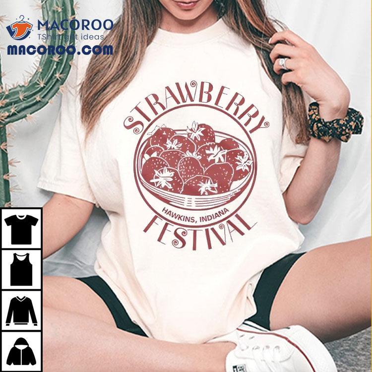 Hawkins Strawberry Festival Ringer Shirt