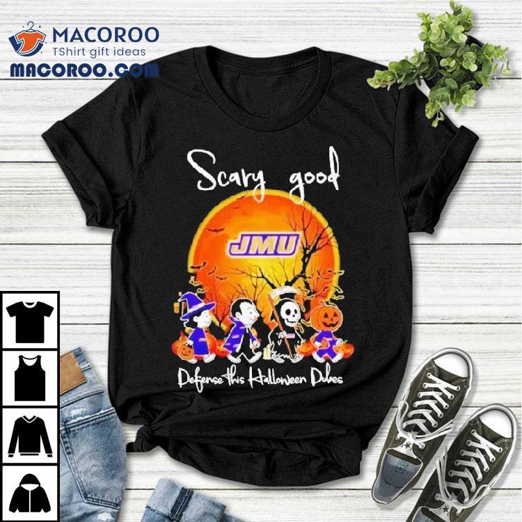 James Madison Dukes Scary Good Defense This Halloween Shirt