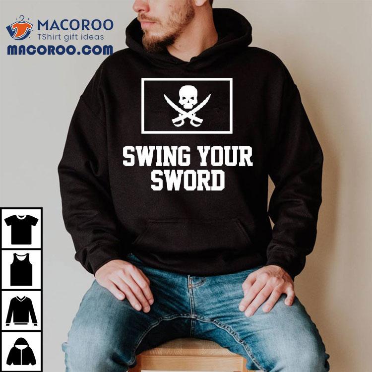 Joey Mcguire Wearing Swing Your Sword Shirt