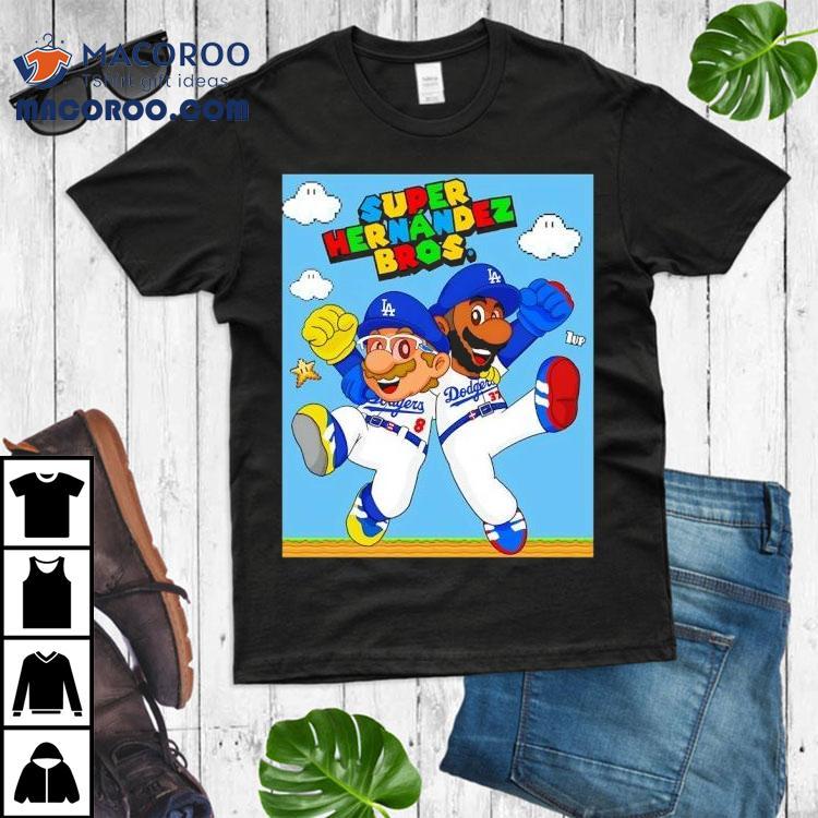 Kike Hernandez And Teoscar Hernandez As Mario And Luigi Super Hernandez Bros Shirt