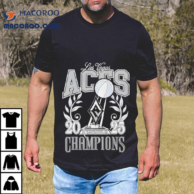 Las Vegas Aces New Era 2025 Wnba Finals Champions Boxy Vintage Shirt