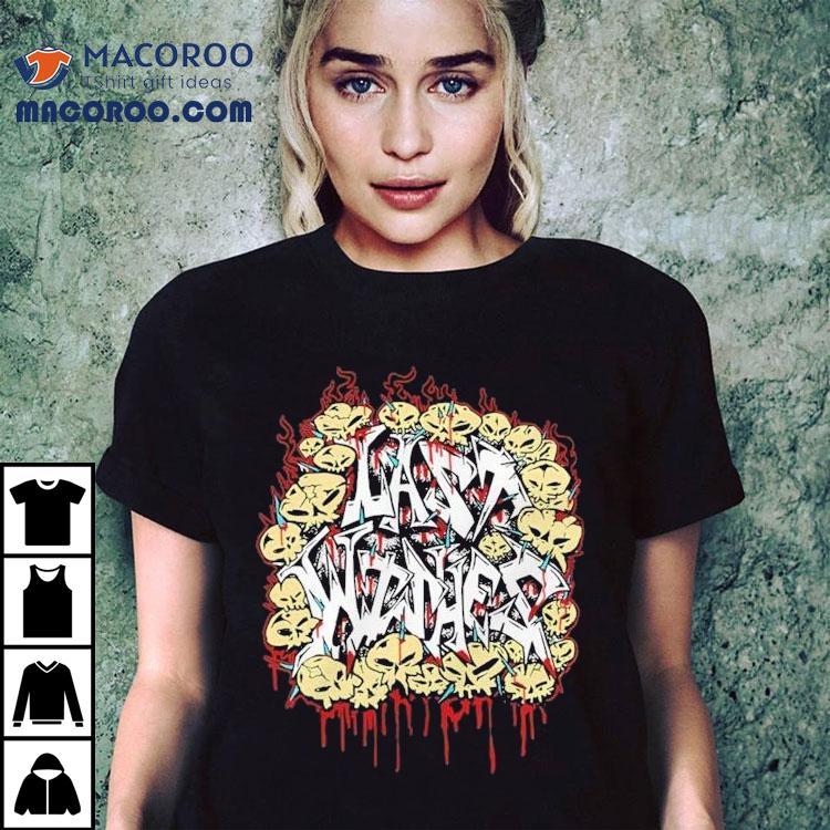 Last Wishes Skull Graffiti Shirt