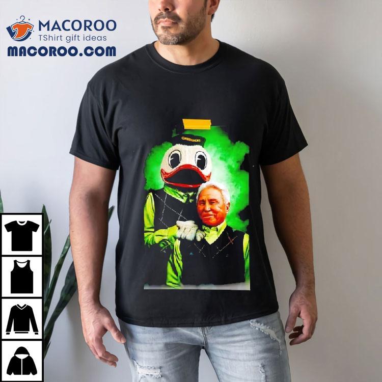 Lee Corso And The Oregon Ducks Mascot The Oregon Duck Shirt