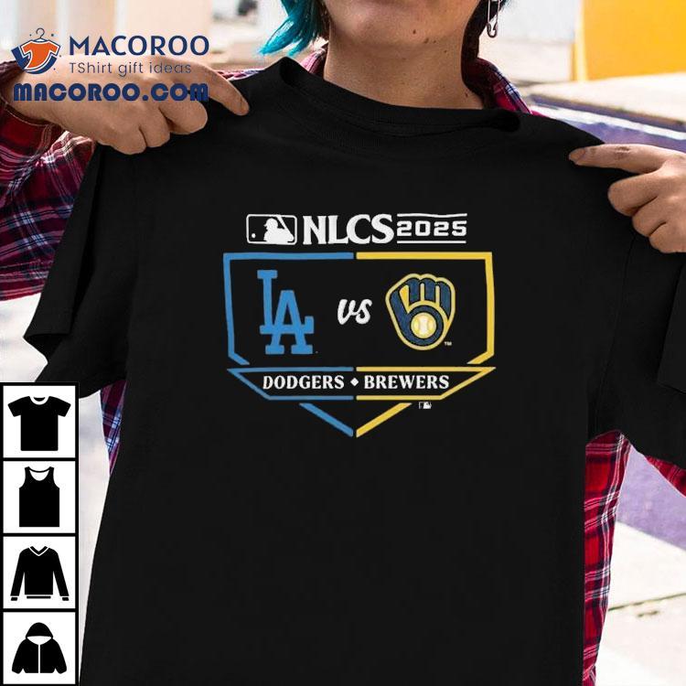 Los Angeles Dodgers Vs Milwaukee Brewers Nlcs 2025 Mlb Shirt
