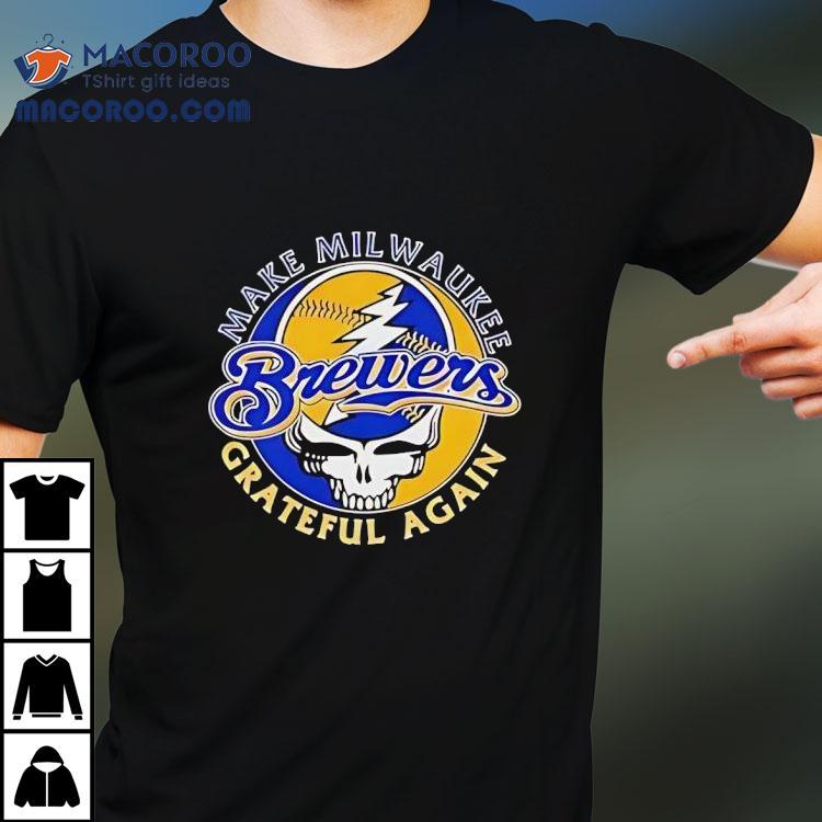 Make Milwaukee Brewers Grateful Dead Again Steal Your Face Symbol Shirt
