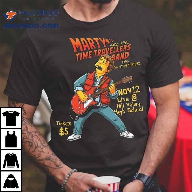 Marty And The Time Travellers Band Shirt
