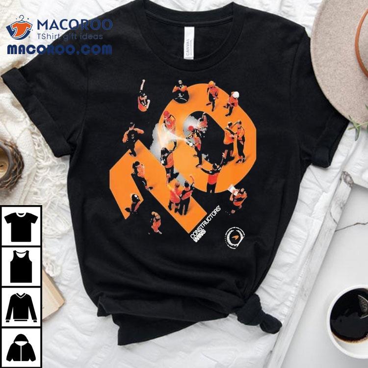 Mclaren Formula 1 Team 10 Constructors Wins 2025 Papaya Celebration World Champions Shirt