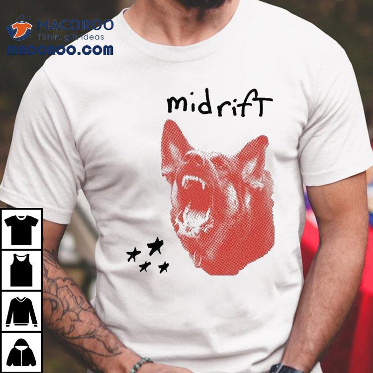 Midrift Angry Dog Star Shirt