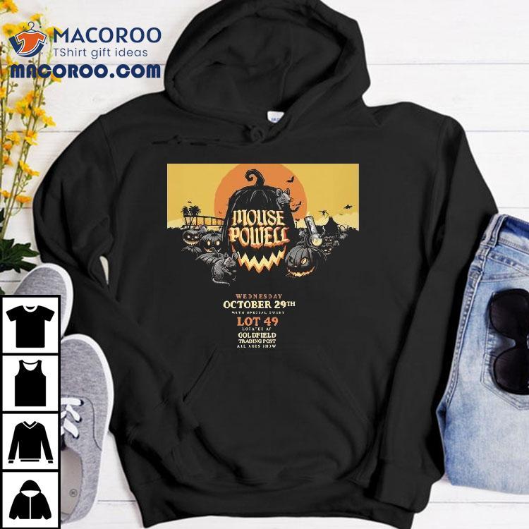 Mouse Powell Oct 29 2025 Sacramento Tour Halloween Shirt