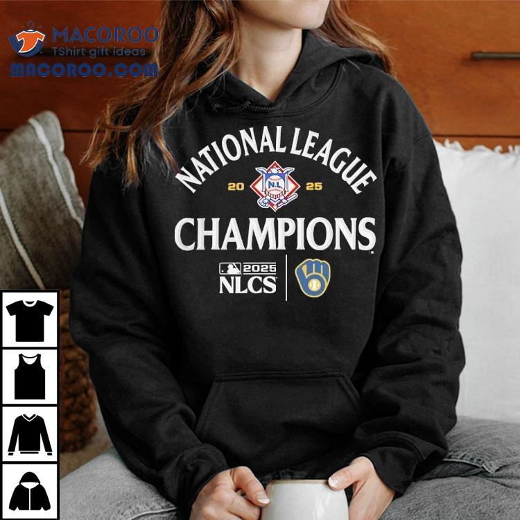 National League Milwaukee Nlcs Champions Brewers 2025 Shirt