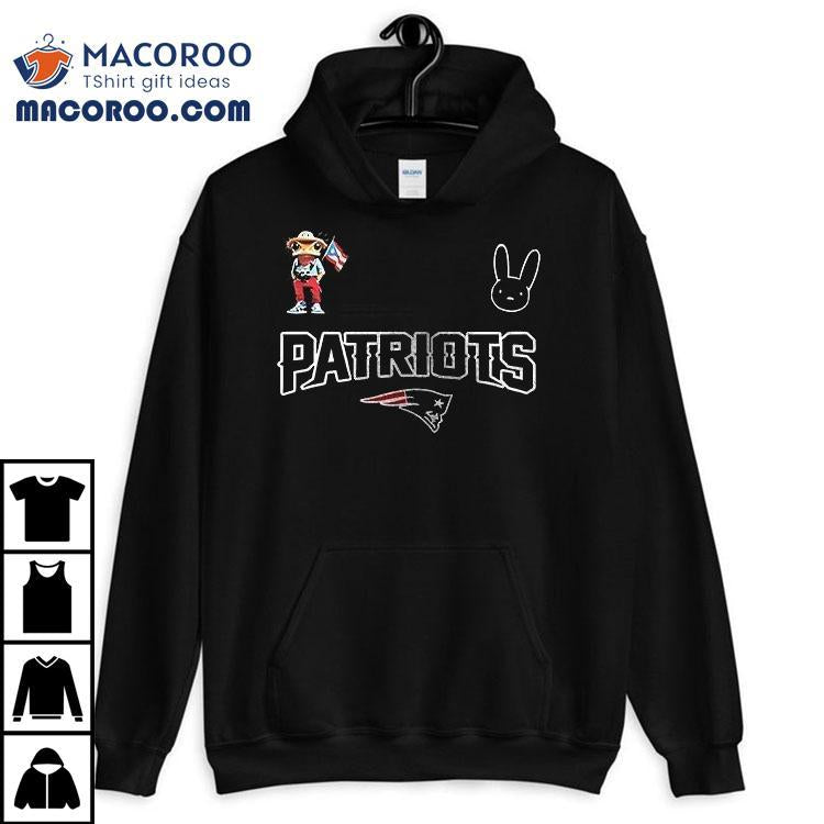 New England Patriots X Bad Bunny Super Bowl 2026 Portrait Art Signature Shirt