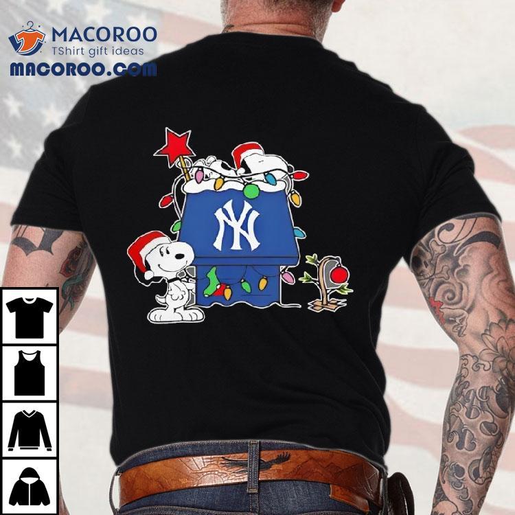 New York Yankees Snoopy Christmas Holiday Shirt