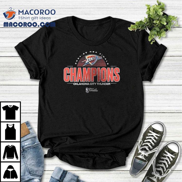 Oklahoma City Thunder Finals Champions Defensive Rebound Roster Shirt