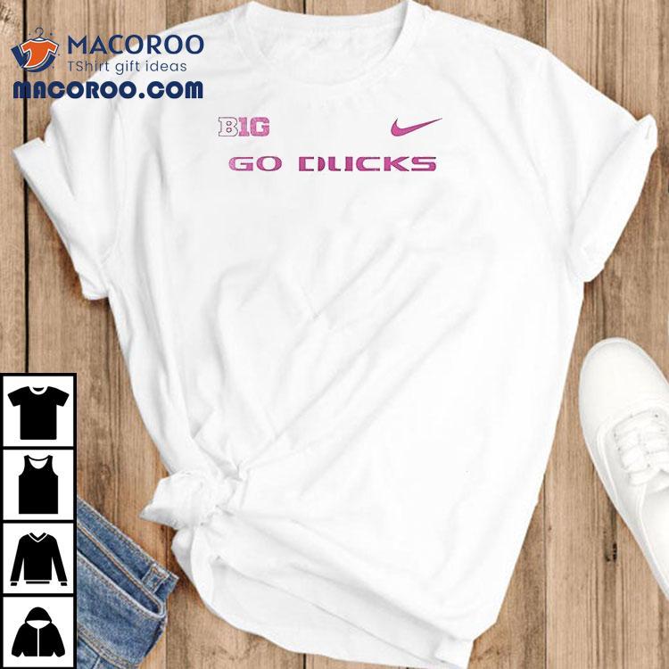 Oregon Ducks Breast Cancer Shirt
