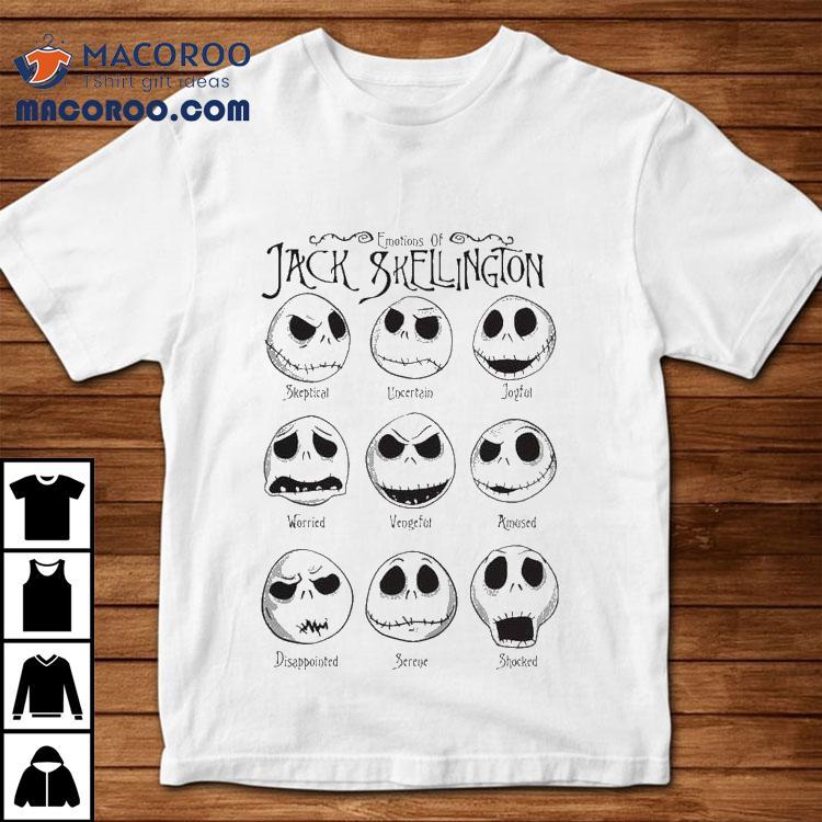 Painajainen Ennen Joulua Emotions Of Jack Skellington Shirt