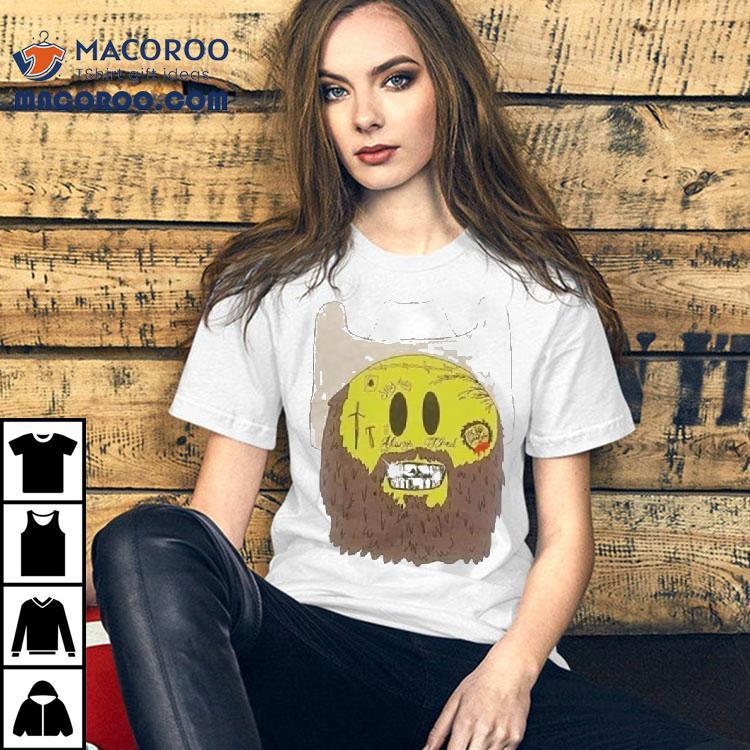 Post Malone The Big Ass World Tour 2025 Chibi Smiley Shirt